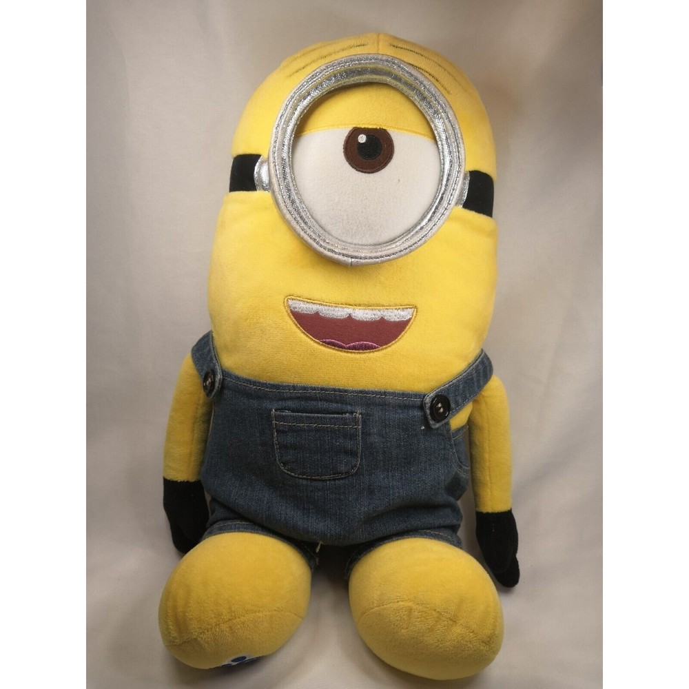 Build a Bear Workshop Despicable Me Minions Stuart 15" Plush With Outfit
